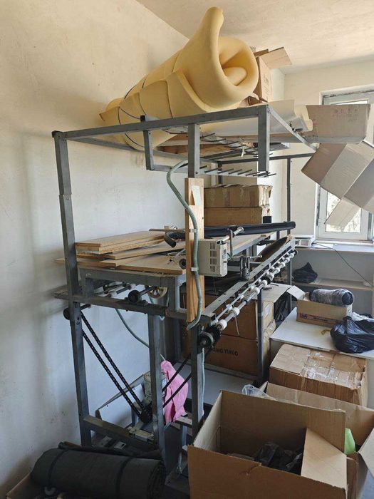 комплекс оборудования для производства шнуров и вязания.