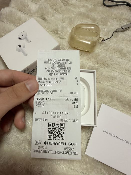AirPods 4 (ANC) с калъф