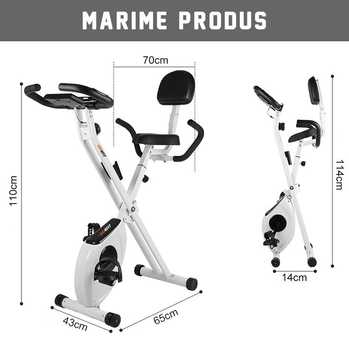 Bicicleta pliabila home-fitness