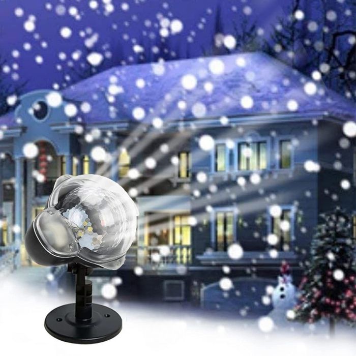 Диско лампа- Snow flower