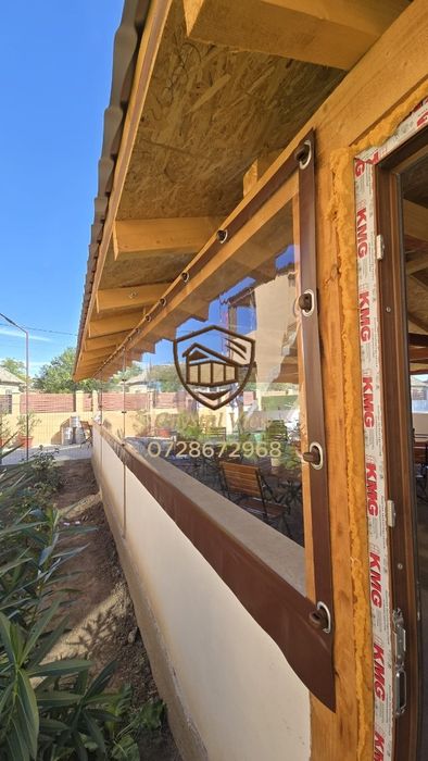 Închideri terase cu folie