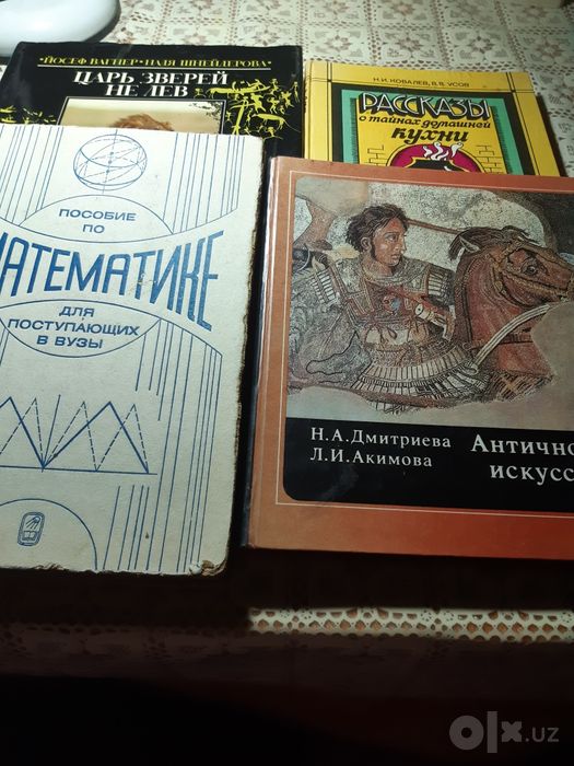 Книги (художественная литература и учебная)