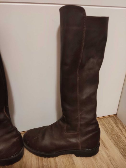 Дамски ботуши от естествена кожа