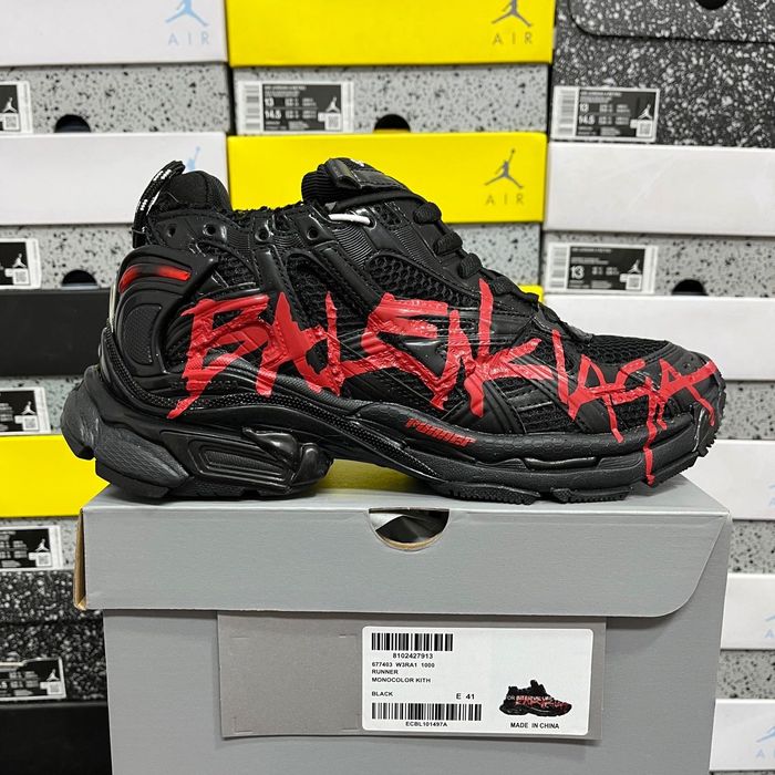 Balenciaga Runner Graffiti Black/Red | 35-46