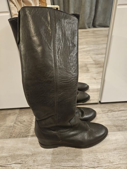 Дамски ботуши естествена кожа 38