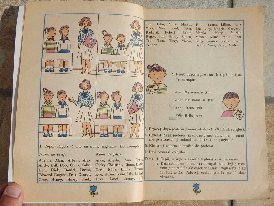 Manual limba engleza cls II Editura Didactica si Pedagogica 1994