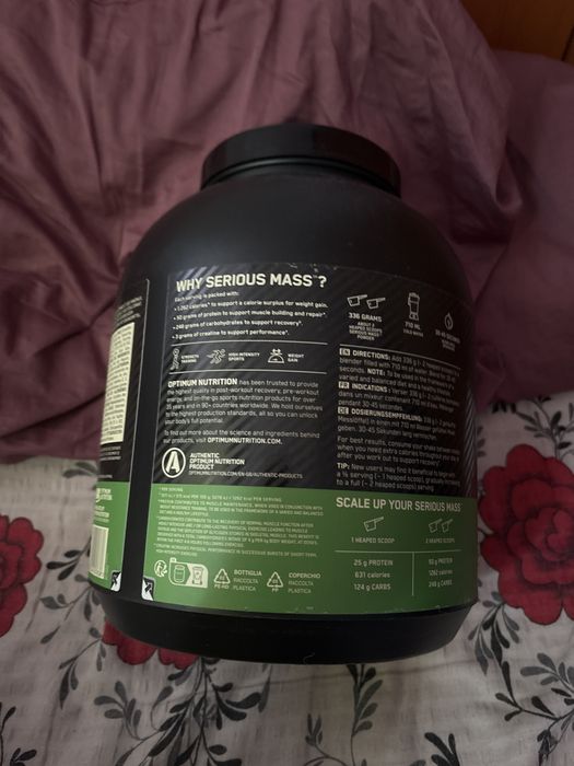 Gainer serious mass