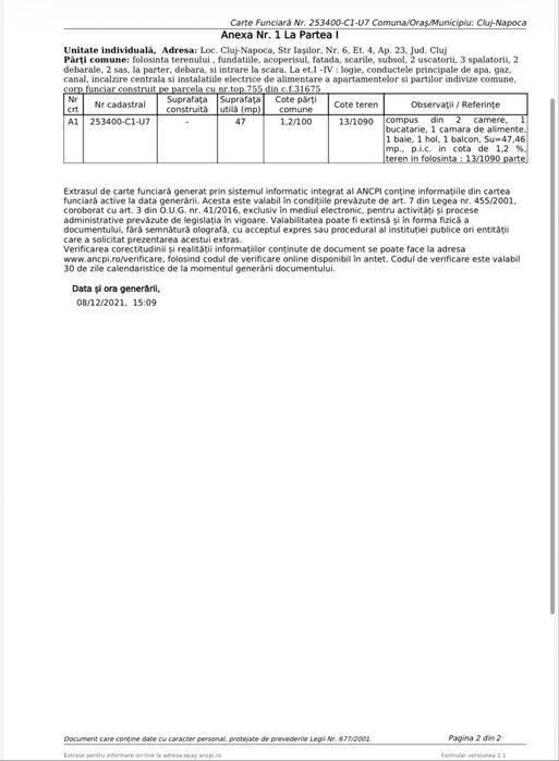 Apartament 2 camere ultracentral