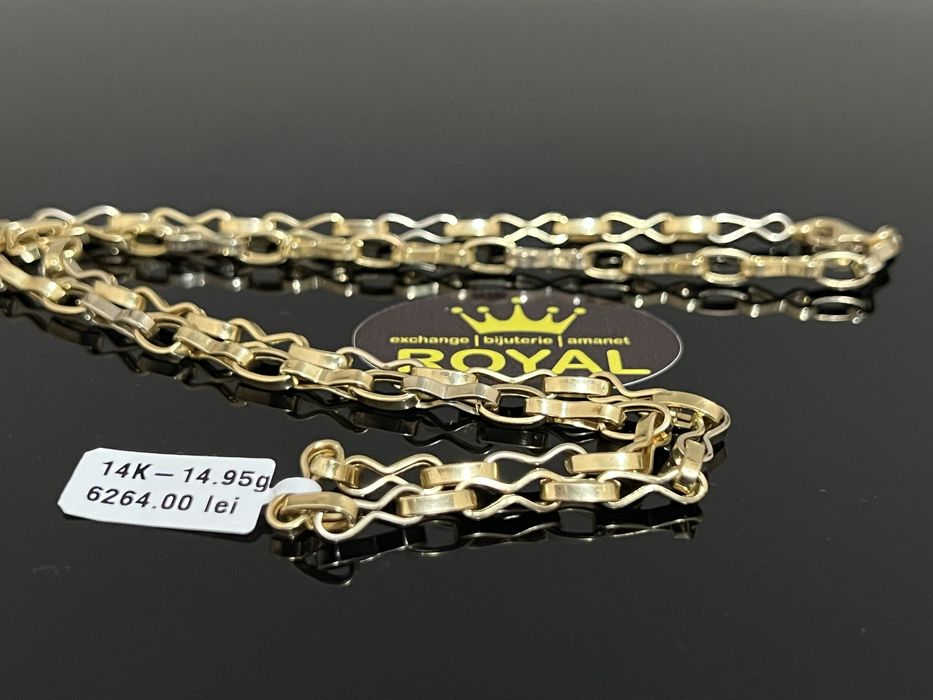 Bijuteria Royal CB : Lant aur 14k 14,95 grame