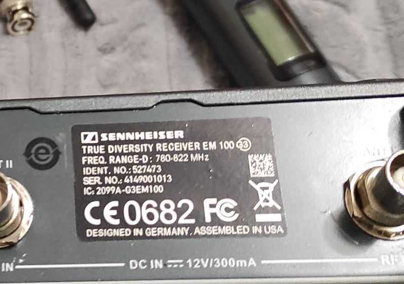 Радиомикрофон Sennheizer EW100G3 835