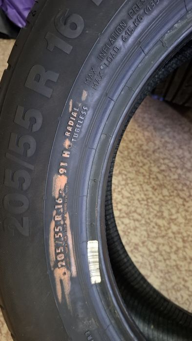 4бр летни гуми Continental 205 55 16