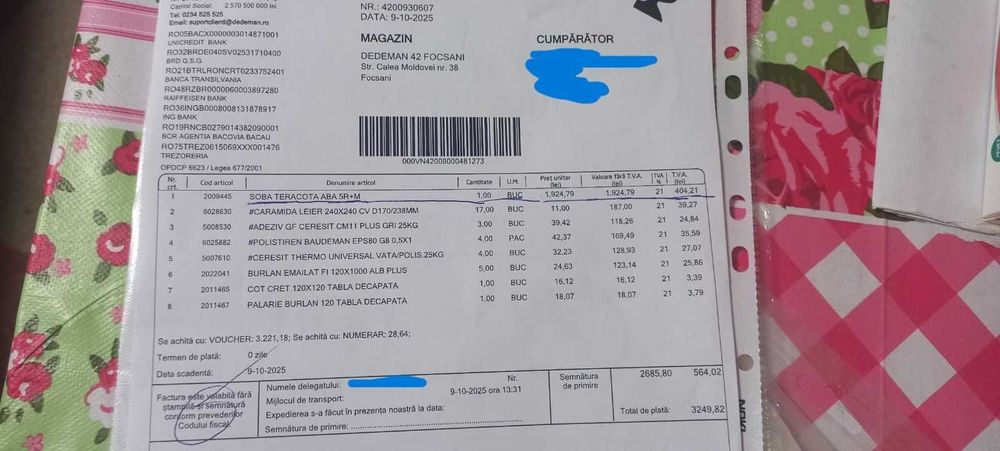 Soba teracota pe lemne, cu marmura, Aba, 1320 x 465 x 465 mm