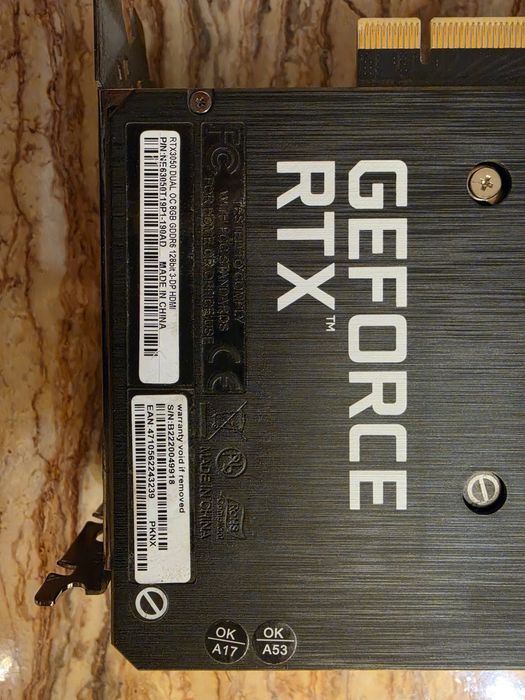 Видеокарта Palit RTX  3050 8 гб
