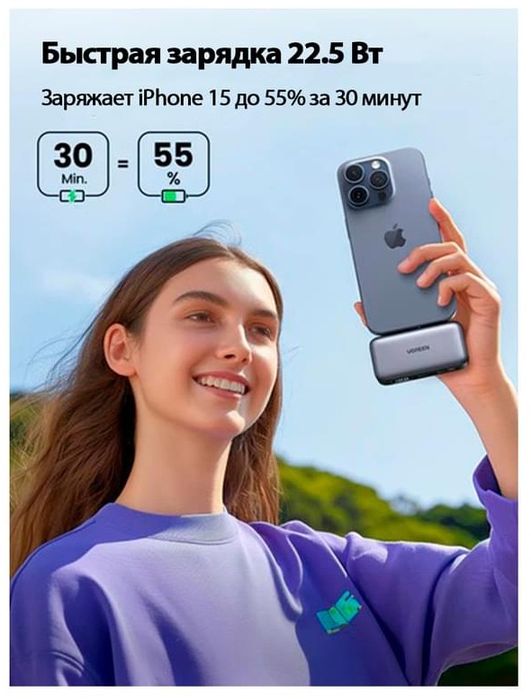 UGREEN — компактный и мощный пауэрбанк