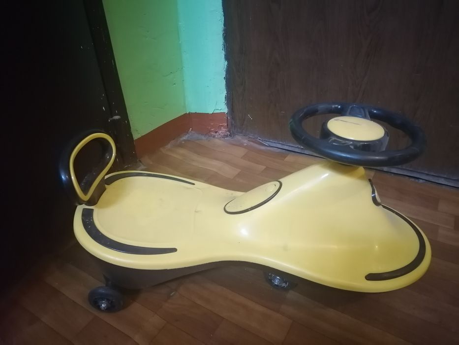 Детский велосипед с ручкой, толокар