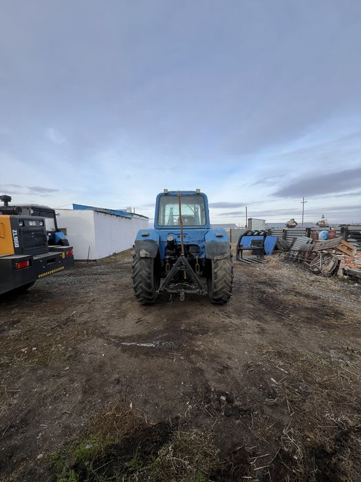 Мтз80 с куном на ходу