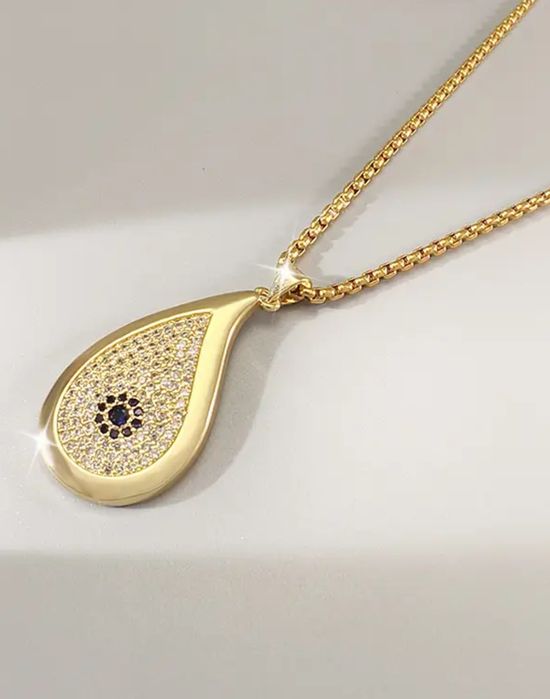 Позлатено колие Свети Валентин