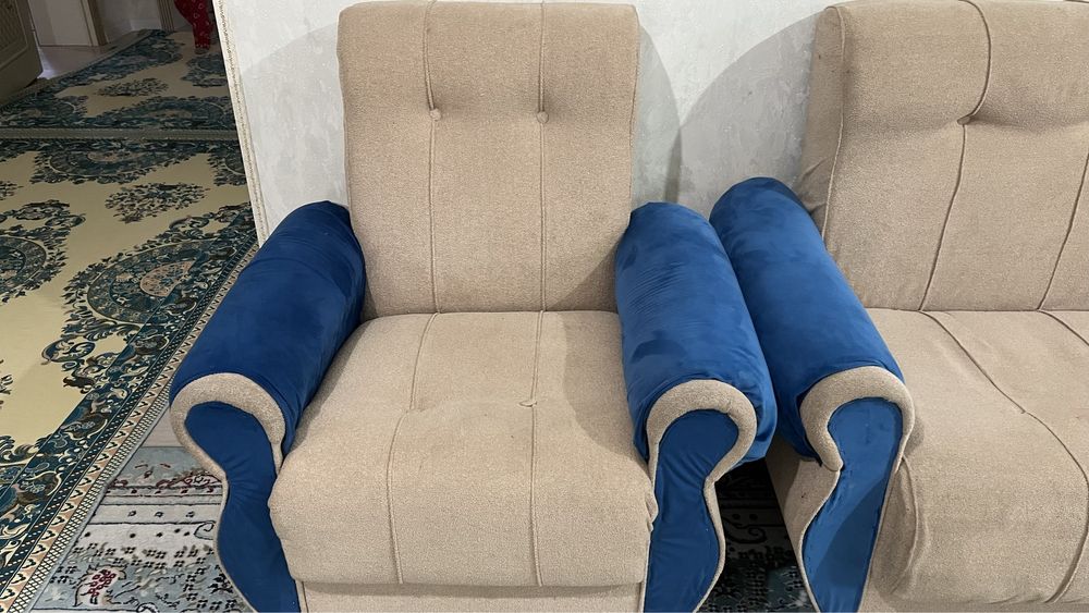 1 диван 2 кресло сапасы жаксы