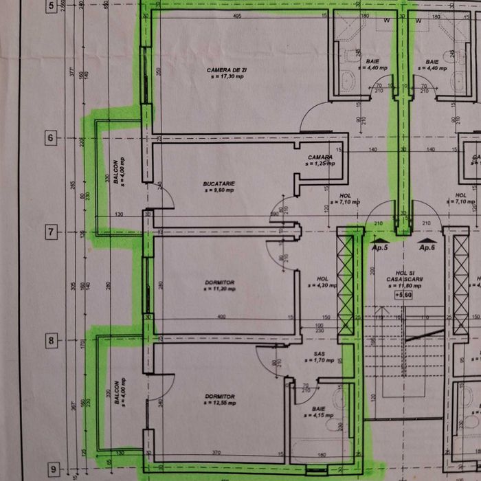 Apartament 3 camere Turnisor, 2 bai, 2 balcoane, cămară, loc parcare
