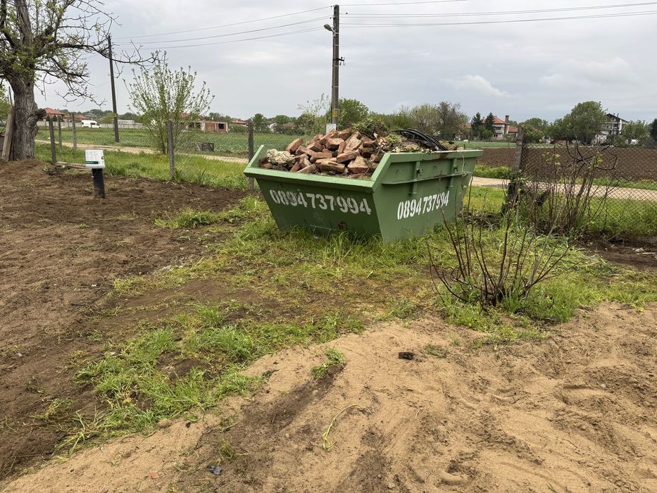 Контейнери за строителни и битови отпадъци-Пловдив