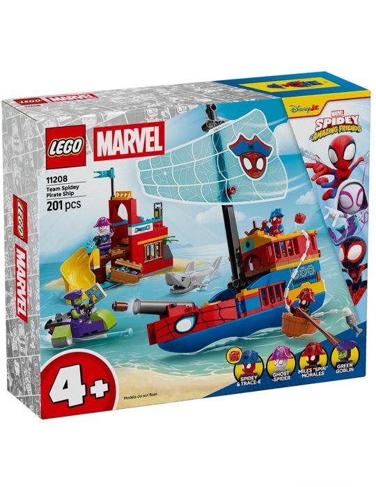 LEGO: Пиратский корабль команды Спайди Marvel 11208