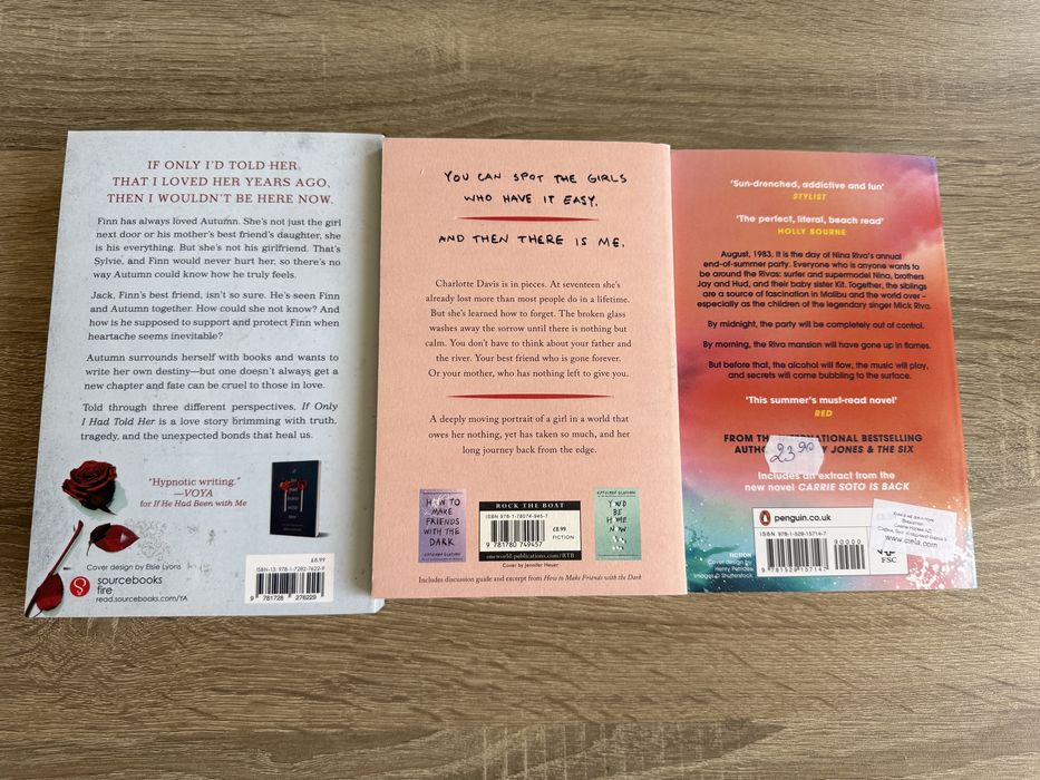 Книги - Malibu rising, girl in pieces, if only I had told her