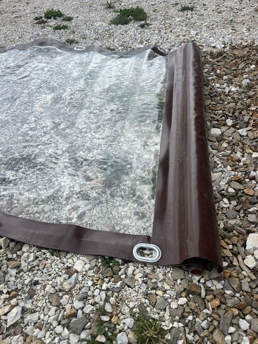 Vând folie cristal pentru terasa
