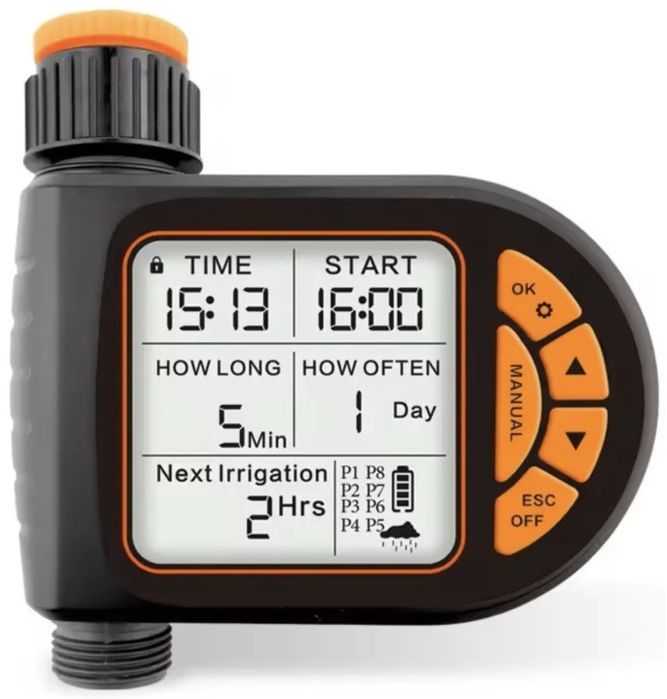 Автоматический полив с таймером.