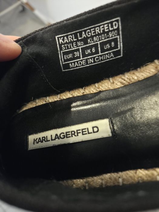 Espadrile Karl 39 ca noi.