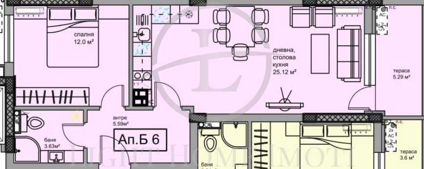 Продава се Двустаен апартамент в Пловдив, Кючук Париж - 74 кв.м за 1430 €/кв.м - Снимка #2