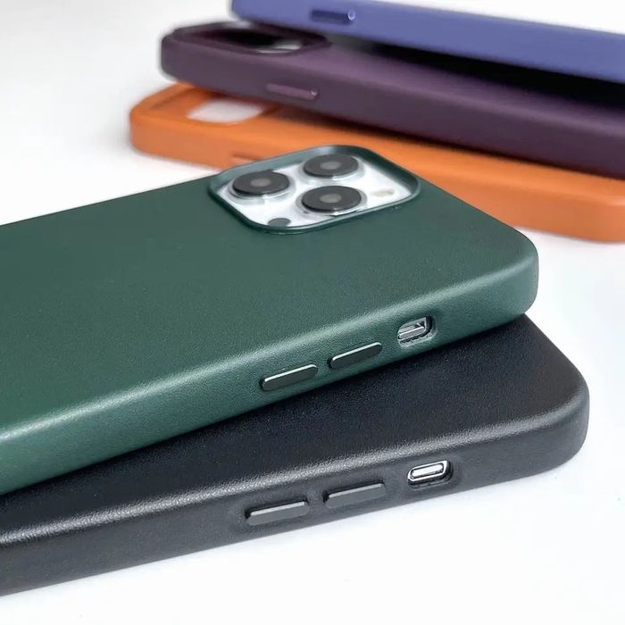 Кожен калъф за iPhone 11/12/13/14/15 PRO, PLUS и PRO MAX