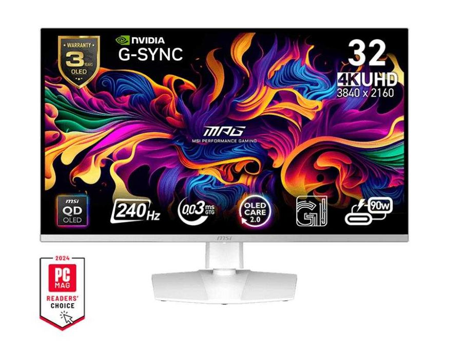 MSI MPG 321URXW QD-OLED 32-Inch Gaming Monitor