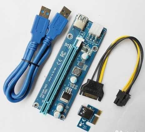 Райзер Ver 006 008\адаптер M2 синхронизатор БП удлинитель usb майнинг