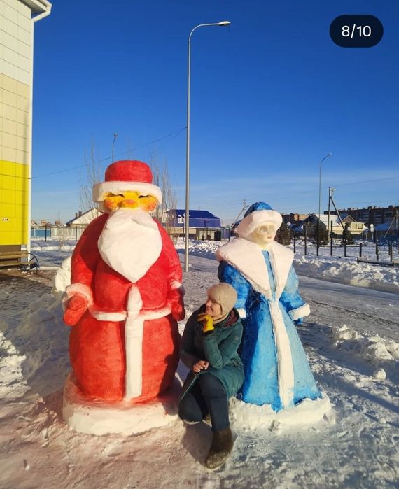 Вырезаю снежные фигуры