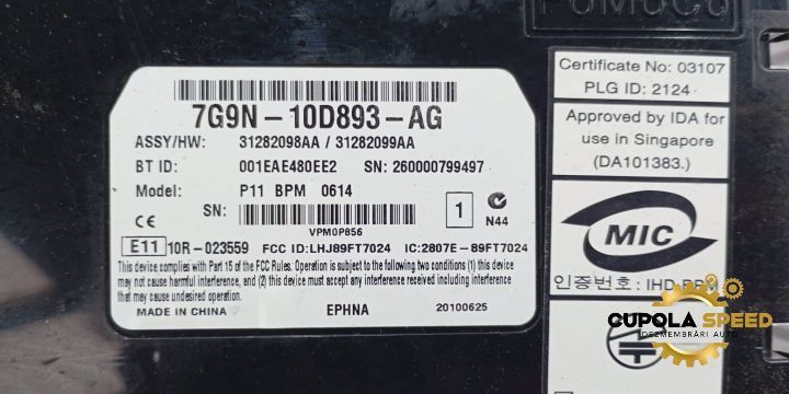 Modul Bluetooth 7G9N-10D893-AG Land Rover Freelander 2 [facelift] [20