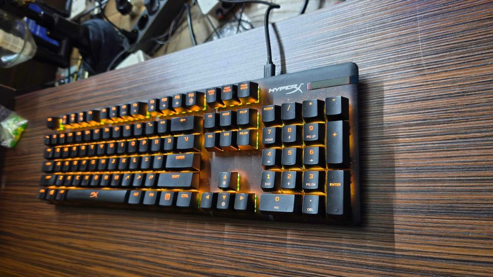 Механична клавиатура HyperX Alloy Origins – HyperX Aqua, RGB