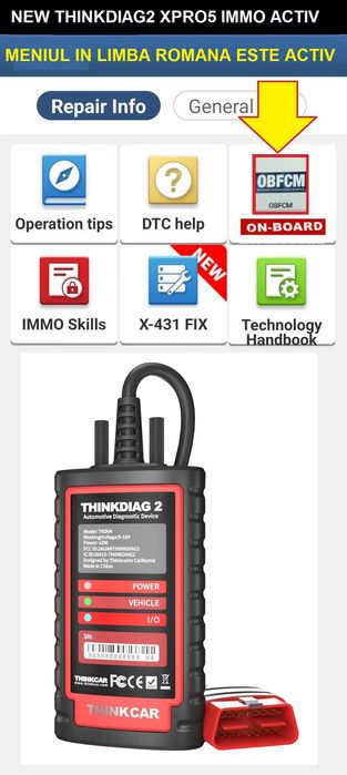 Pret redus ! Protocol OBFCM, Oferta Tester Auto Profesional Turisme&Autoutilitare&Camione Launch soft xpro5 Limba Romana, Update la zi + 12 luni Fre