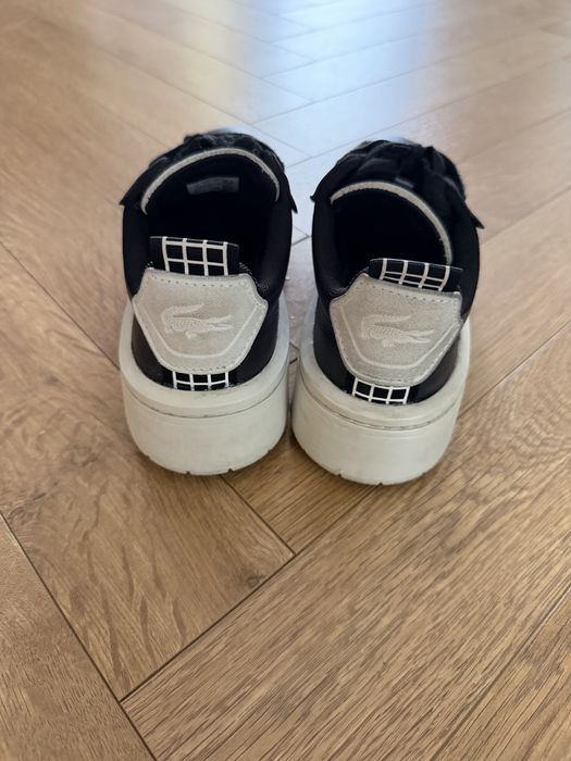 Кеды черные lacoste