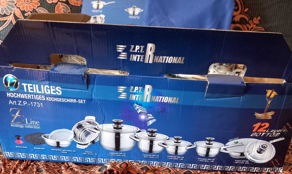 Vând set de vase Zepter (Z.P.T.) absolut nou din inox