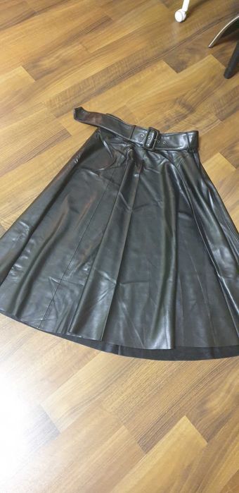 Fusta Zara Imitatie Piele Maxi L
