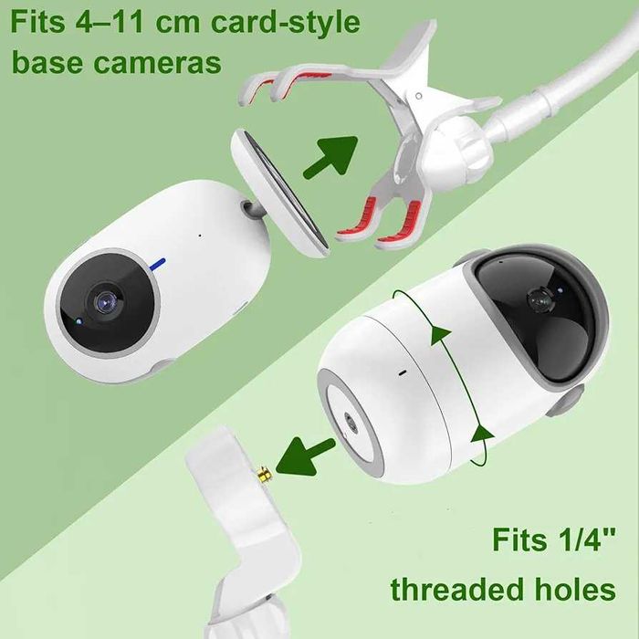Гъвкава стойка за бебефон TakTark - директен монтаж без дупчене