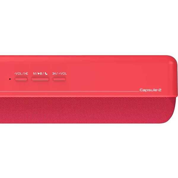 Boxa portabila Bluetooth Promate Capsule-2 slot microSD, stick USB, rosie noua Sigilata
