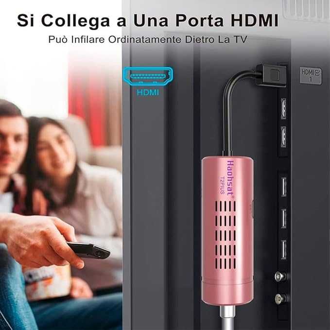 Цифров наземен декодер с  дистанционно управление Haohsat