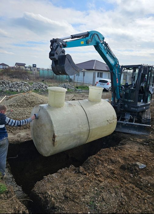 De Inchiriat Miniexcavator 3,5 + Picon + Basculanta  Transport