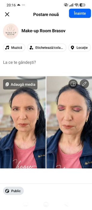 Make-up profesional in Brașov. La domiciliu și acasă