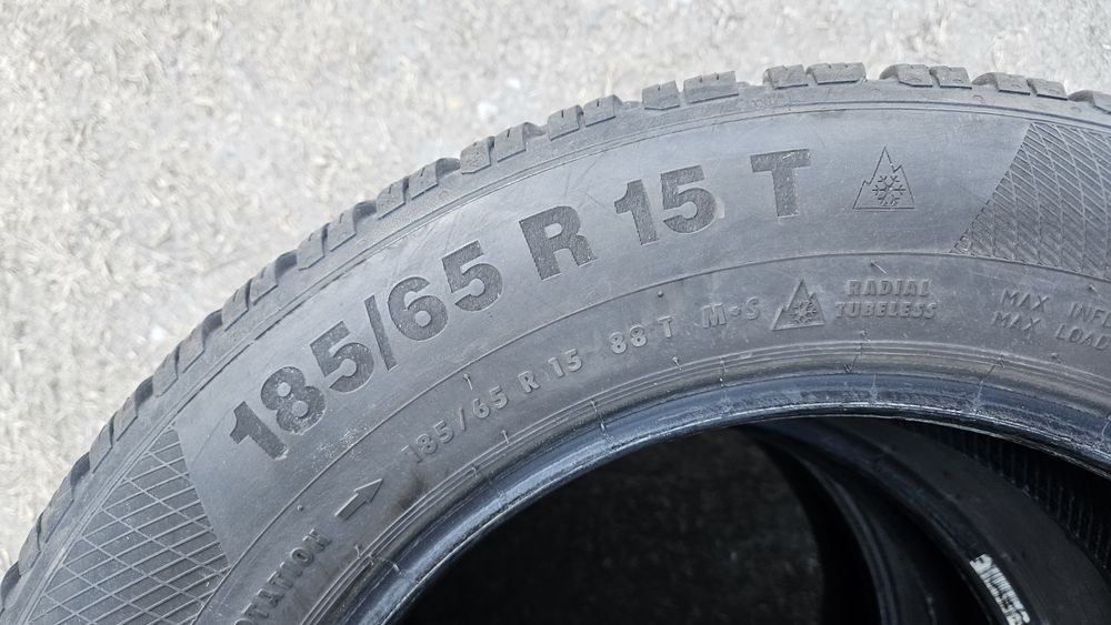 4бр гуми 185 65 15 континентал continental