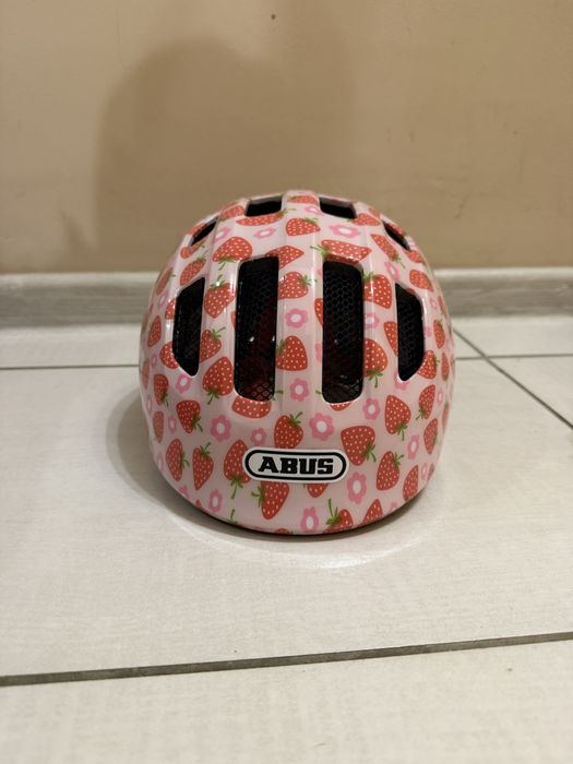 Детска каска Abus Smiley 3.0 rose strawberry
