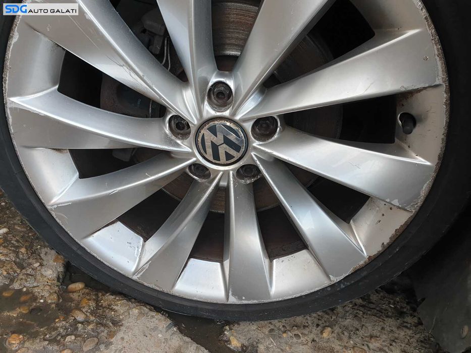 Set 4 Jante Roti Aliaj INTERLAGOS 235 40 18 R18 5x112 Skoda Octavia 3 2013 - 2017 Cod 3C8601025D [C3822]