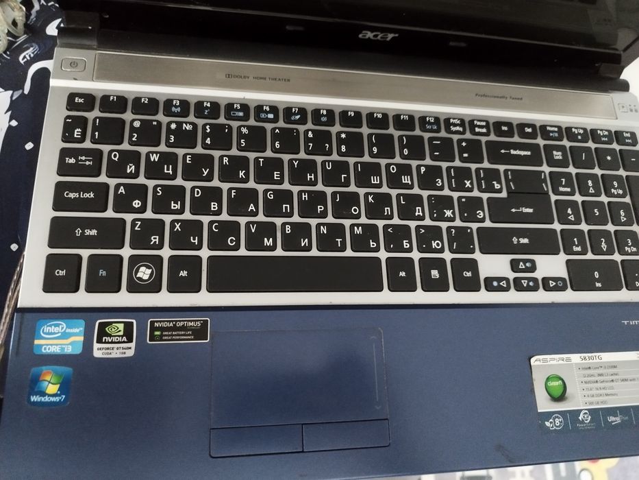 Ноутбук Acer aspire timeline X