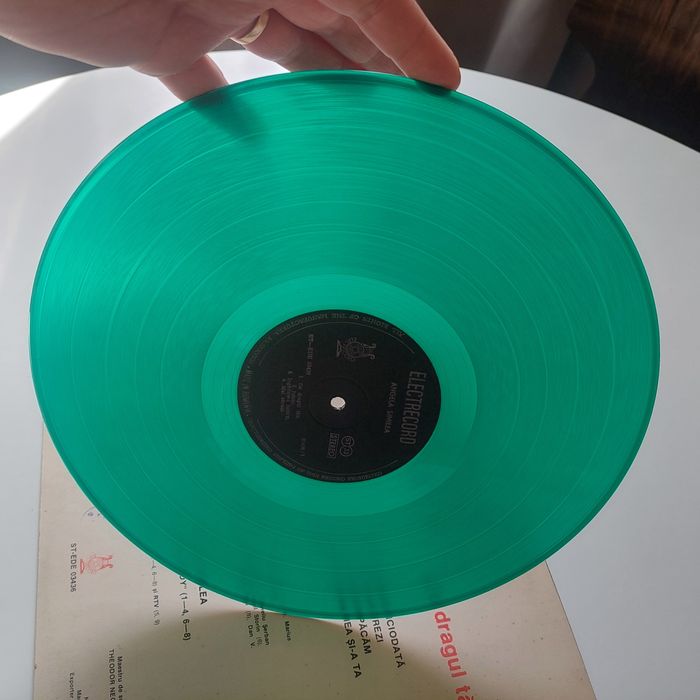 Raritate: Vinil verde transparent Electrecord, Angela Similea